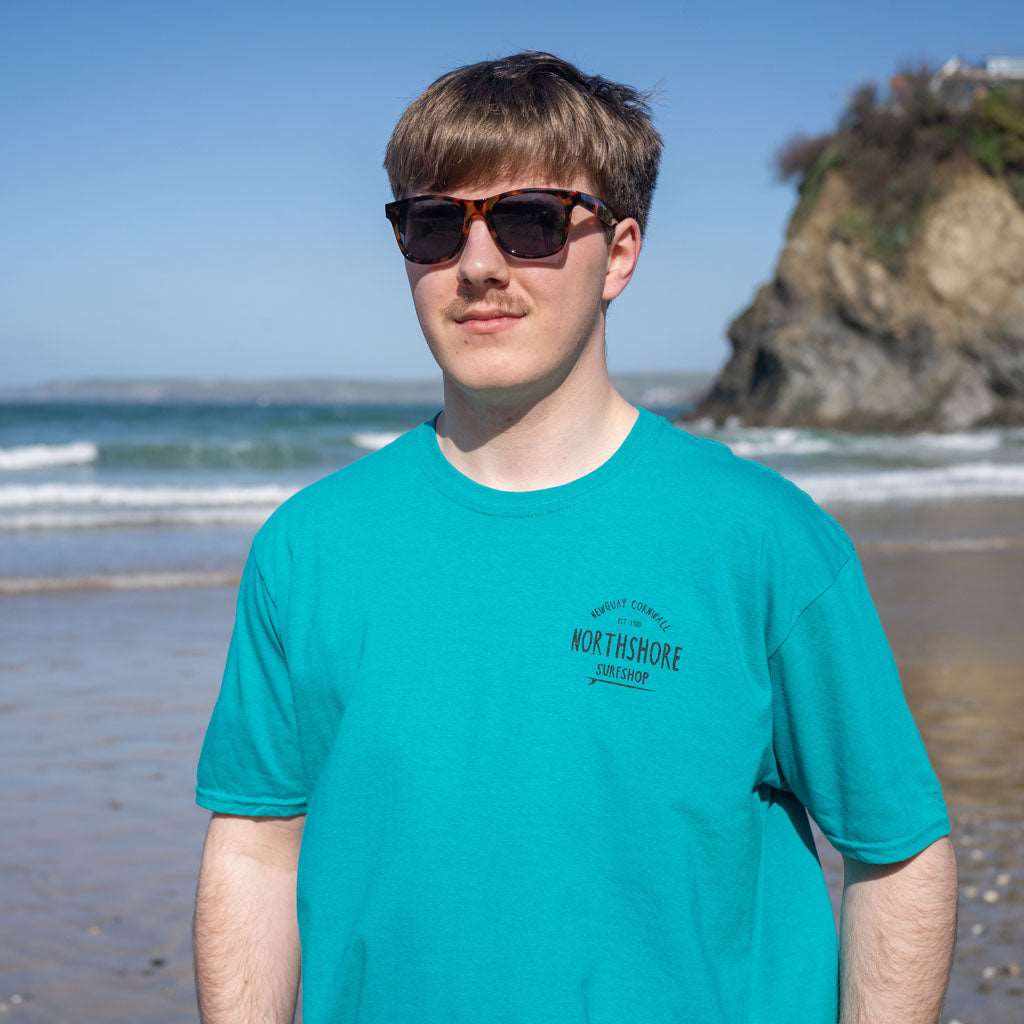 Classic Logo T Shirt | Jade | Northshore Surf Shop | T Shirt - Northshore Newquay - Surf/Skate Shop