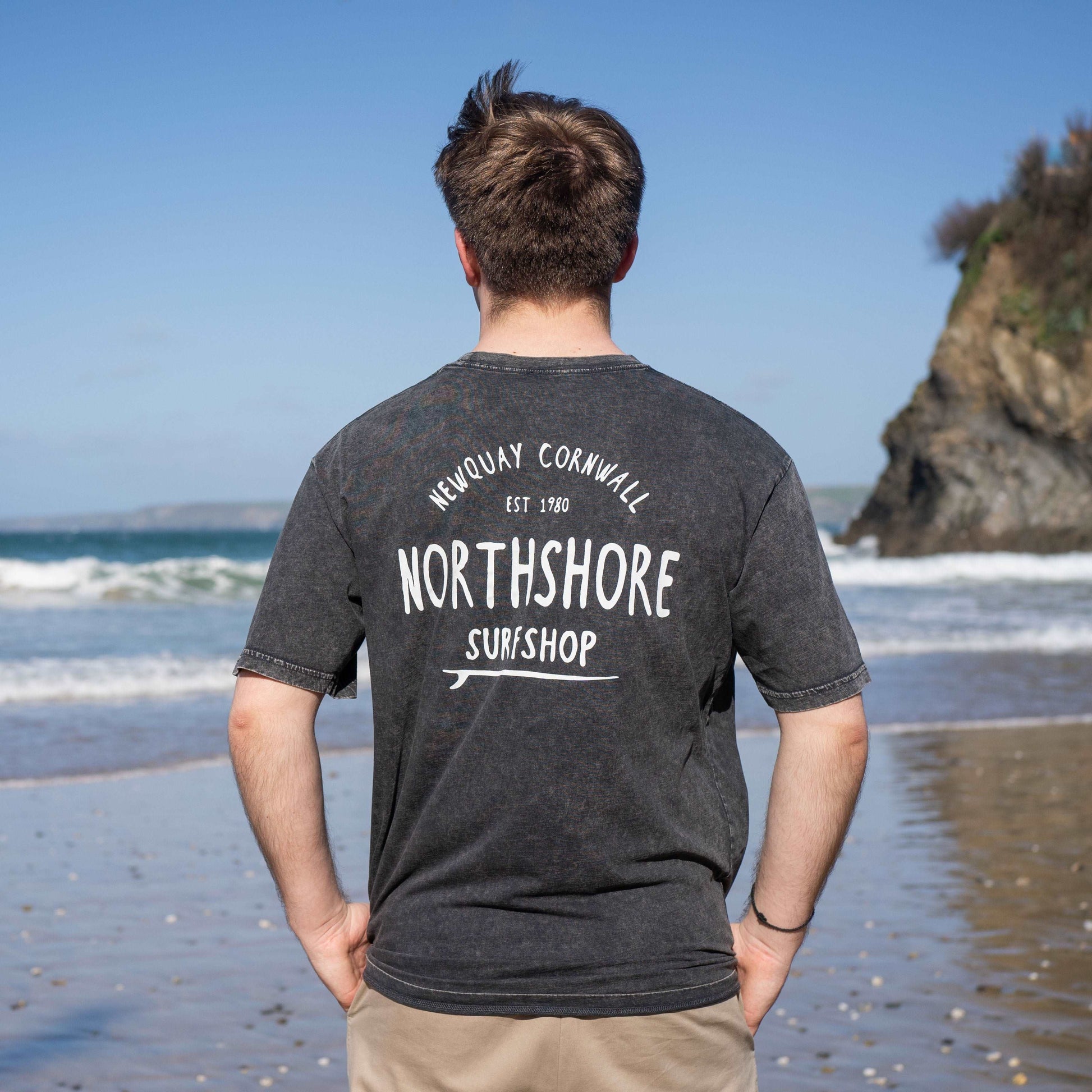 Classic Logo Organic Tee | Black Stone | Northshore Surf Shop |