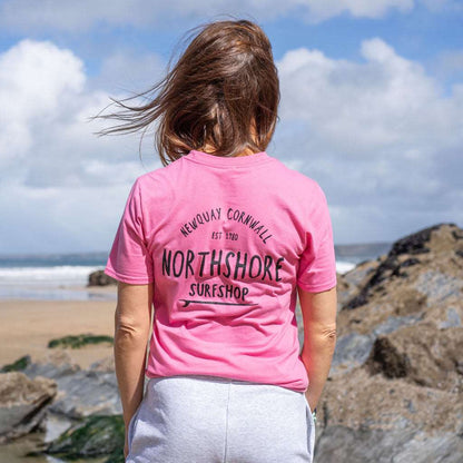 Classic Logo T Shirt | Raspberry | Northshore Surf Shop | T Shirt