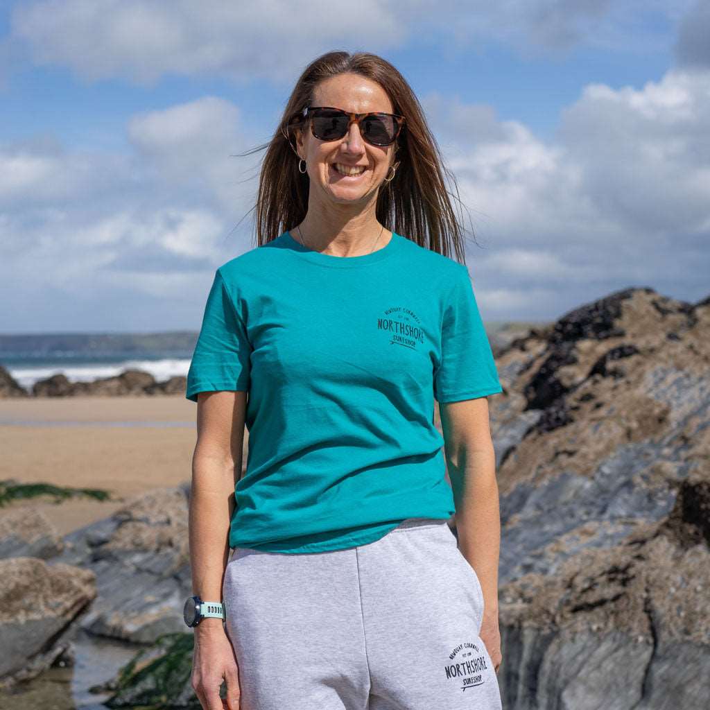 Classic Logo T Shirt | Jade | Northshore Surf Shop | T Shirt - Northshore Newquay - Surf/Skate Shop