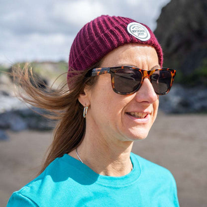 Classic Logo Fisherman Beanie Maroon | Northshore Surf Shop |