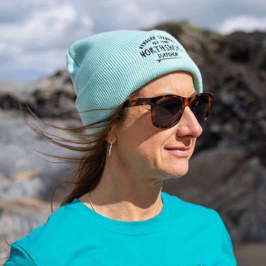 Classic Logo Embroidered Beanie Mint | Northshore Surf Shop | Beanie
