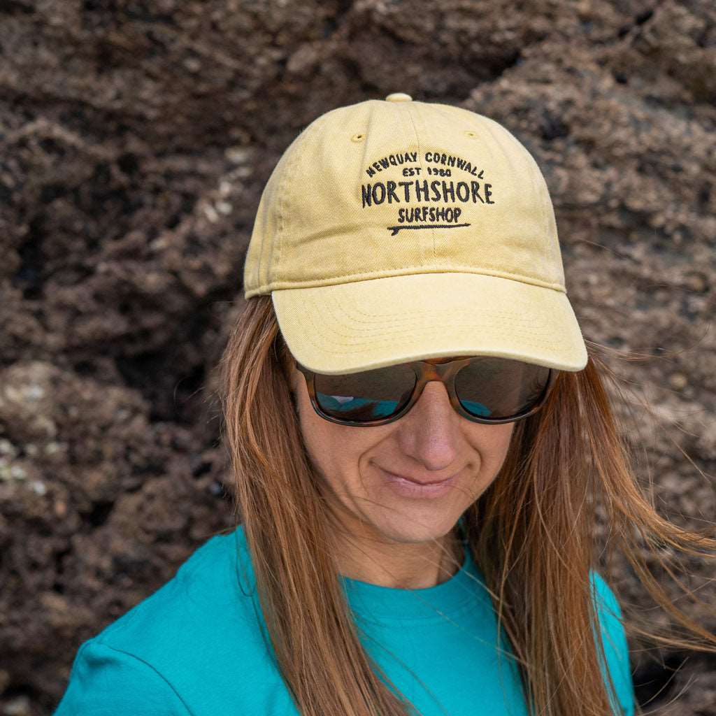 Cotton Twill Baseball Cap | Mustard | Northshore Surf Shop | Cap - Northshore Newquay - Surf/Skate Shop
