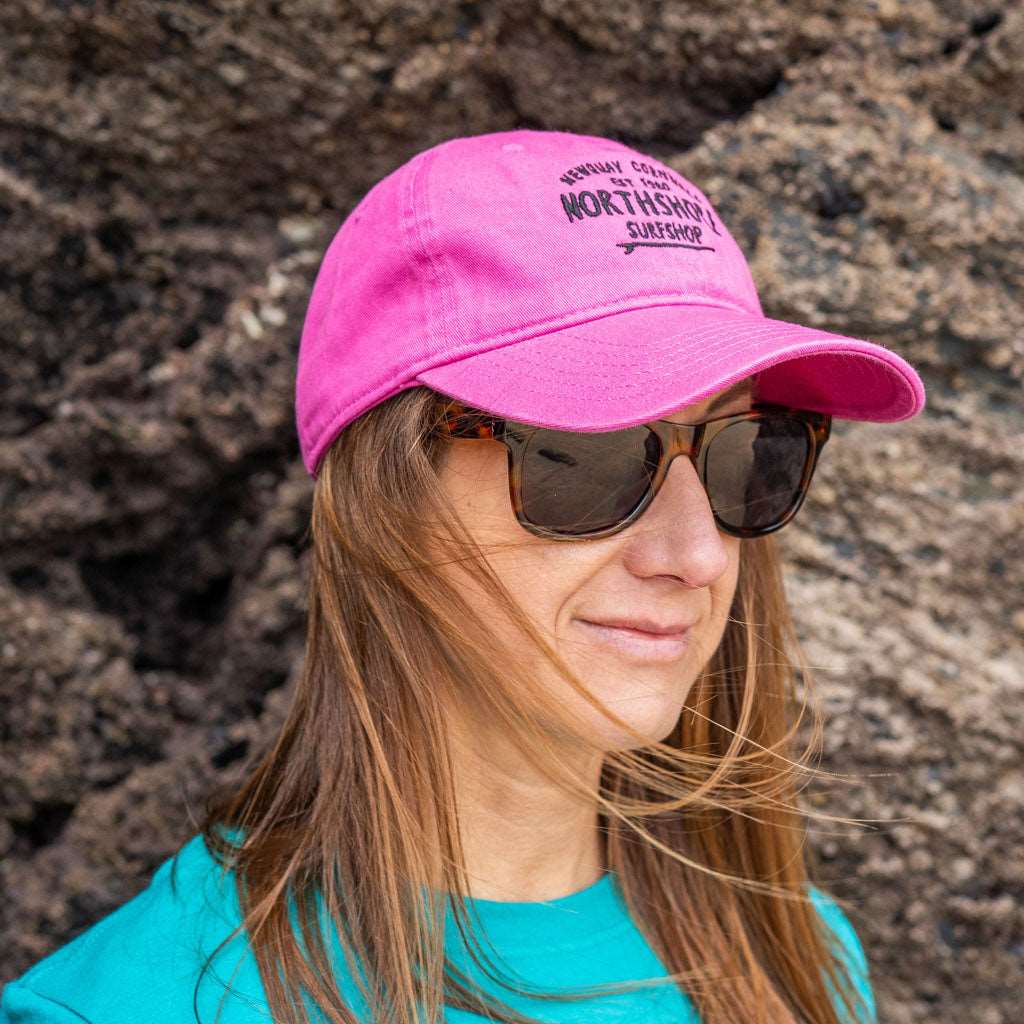 Cotton Twill Baseball Cap | Cerise | Northshore Surf Shop | Cap - Northshore Newquay - Surf/Skate Shop