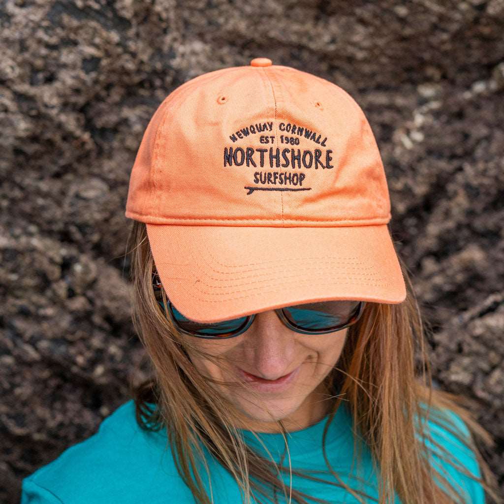 Cotton Twill Baseball Cap | Apricot | Northshore Surf Shop | Cap - Northshore Newquay - Surf/Skate Shop