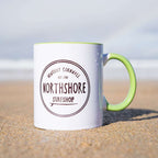 Classic Logo Gloss Mug Green | Northshore Surf Shop | Coffee Cup