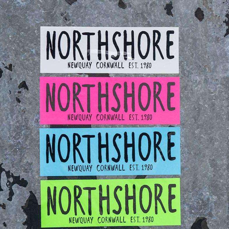 Classic Logo Rectangle Sticker | Northshore Surf Shop | Stickers - Northshore Newquay - Surf/Skate Shop