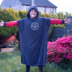 Kids Towelling Changing Robe | Age 6-8 Navy | Northshore Surf Shop | Changing Robe