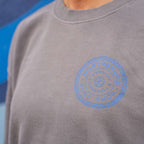 Northshore Checkered Crew- Washed Grey | Northshore Surf Shop | - Northshore Newquay - Surf/Skate Shop