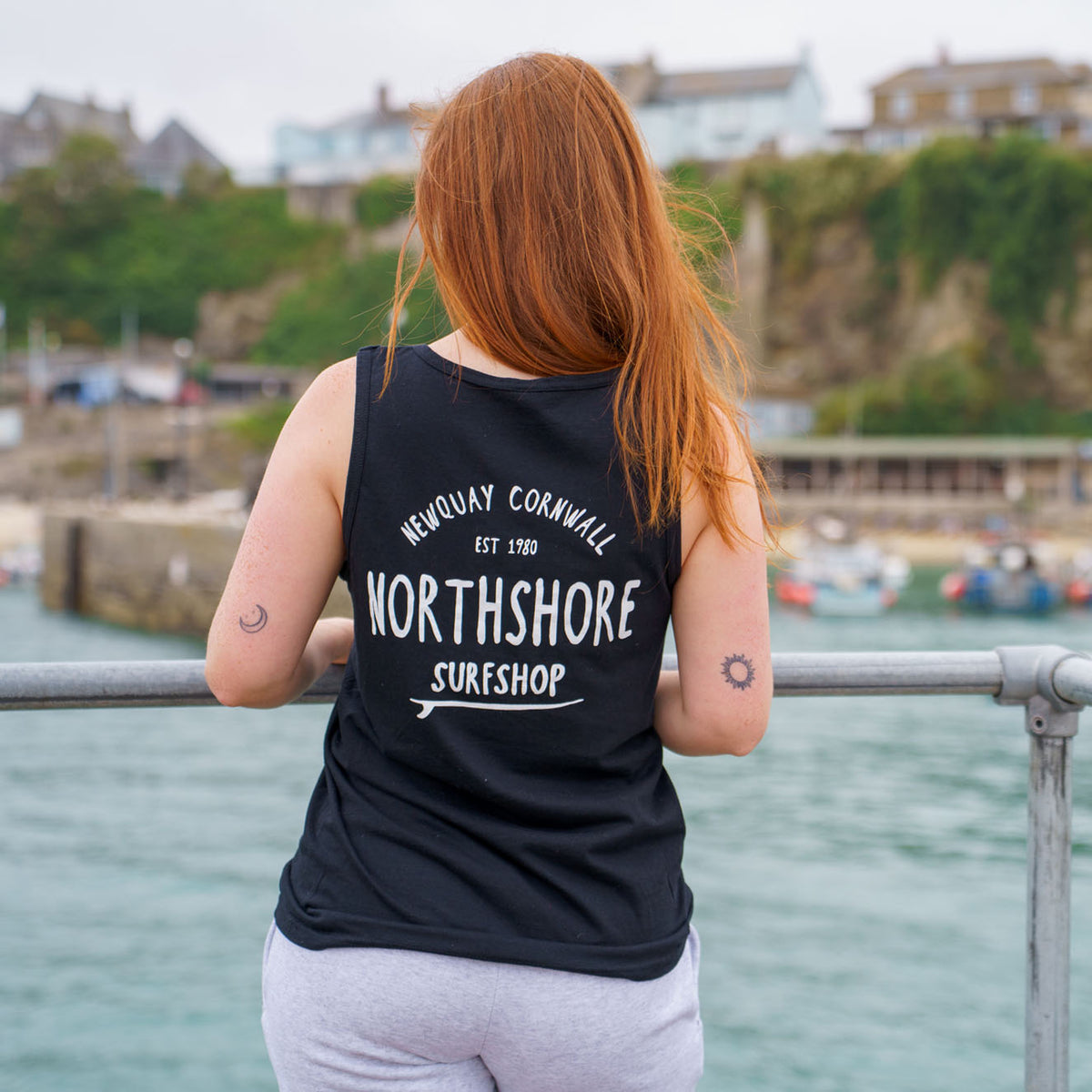Classic Logo Vest | Black | Northshore Surf Shop | Vest - Northshore Newquay - Surf/Skate Shop