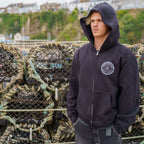 Northshore Checkered Heavy Weight Zip Hood - Black | Northshore Surf Shop | Hooded Sweatshirt - Northshore Newquay - Surf/Skate Shop