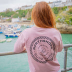 Northshore Women's Checkered logo T-Shirt-Miami Pink | Northshore Surf Shop | - Northshore Newquay - Surf/Skate Shop