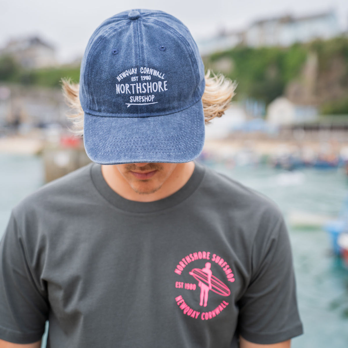 Core Logo Twill Baseball Cap-Navy Wash | Northshore Surf Shop | Cap - Northshore Newquay - Surf/Skate Shop