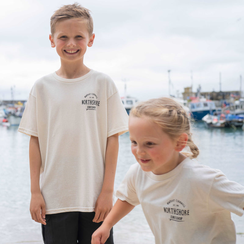 Kids Classic Logo Tee | Natural | Northshore Surf Shop | Kids Clothing - Northshore Newquay - Surf/Skate Shop
