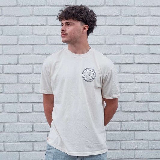 Checkered T-Shirt - Ivory | Northshore Surf Shop |