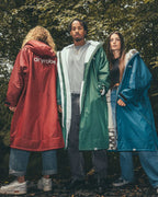 DryRobe | Adult Long Sleeve - Dark Green/Nimbus Cloud | Dryrobe | Change Robe