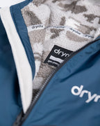 DryRobe | Adult Long Sleeve - Deep sea blue/sand camo | Dryrobe | Change Robe