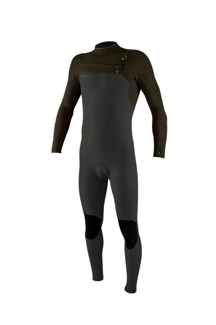 MENS O’NEILL HYPERFREAK 4/3 CHEST ZIP FULL WETSUIT - Raven/Army | O’neill | Winter Wetsuit - Northshore Newquay - Surf/Skate Shop