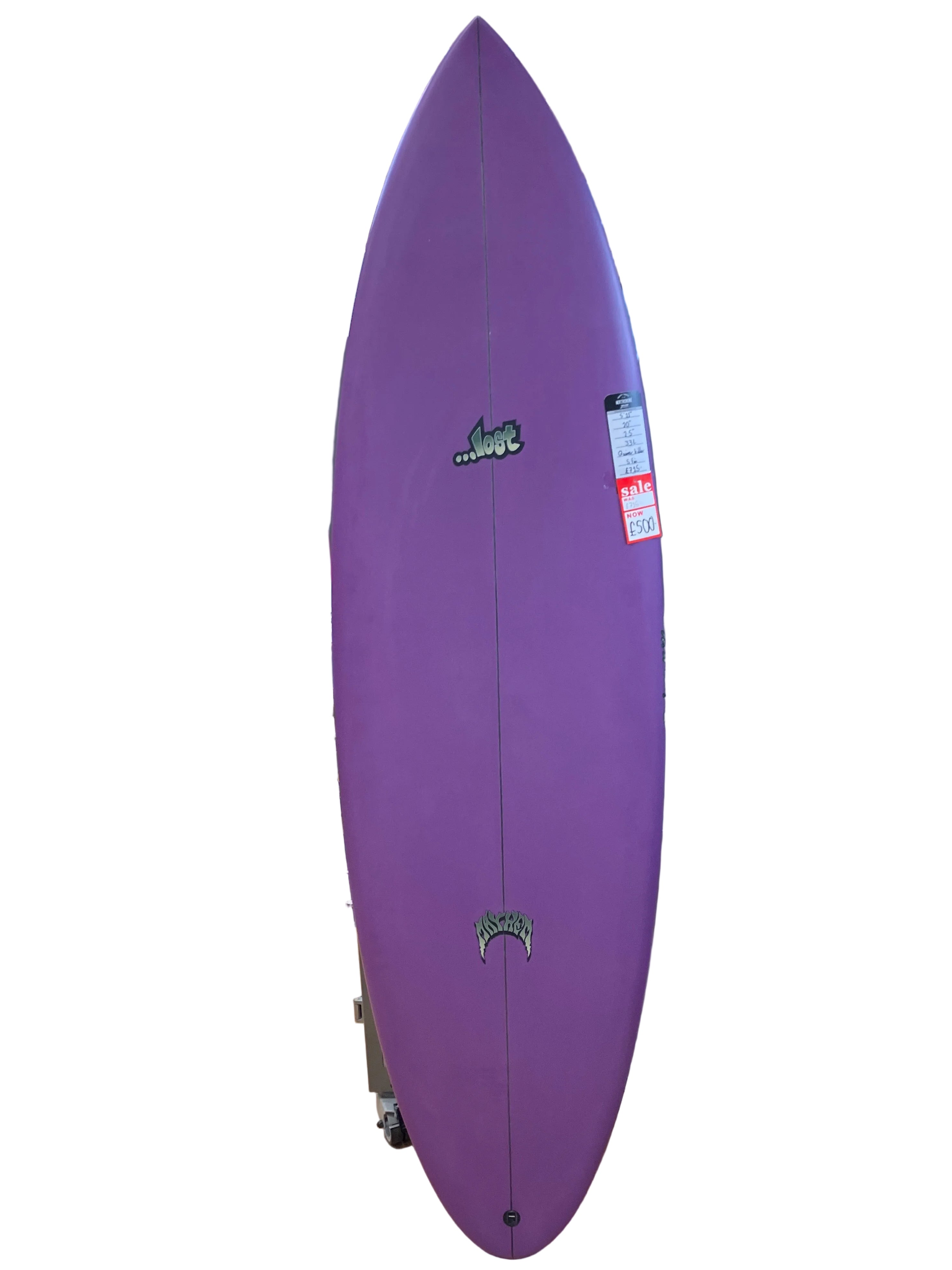Lost Mayhem 5’11” Quiver killer PU Surfboard - futures 5 fin | Lost Surfboards | Shortboard - Northshore Newquay - Surf/Skate Shop