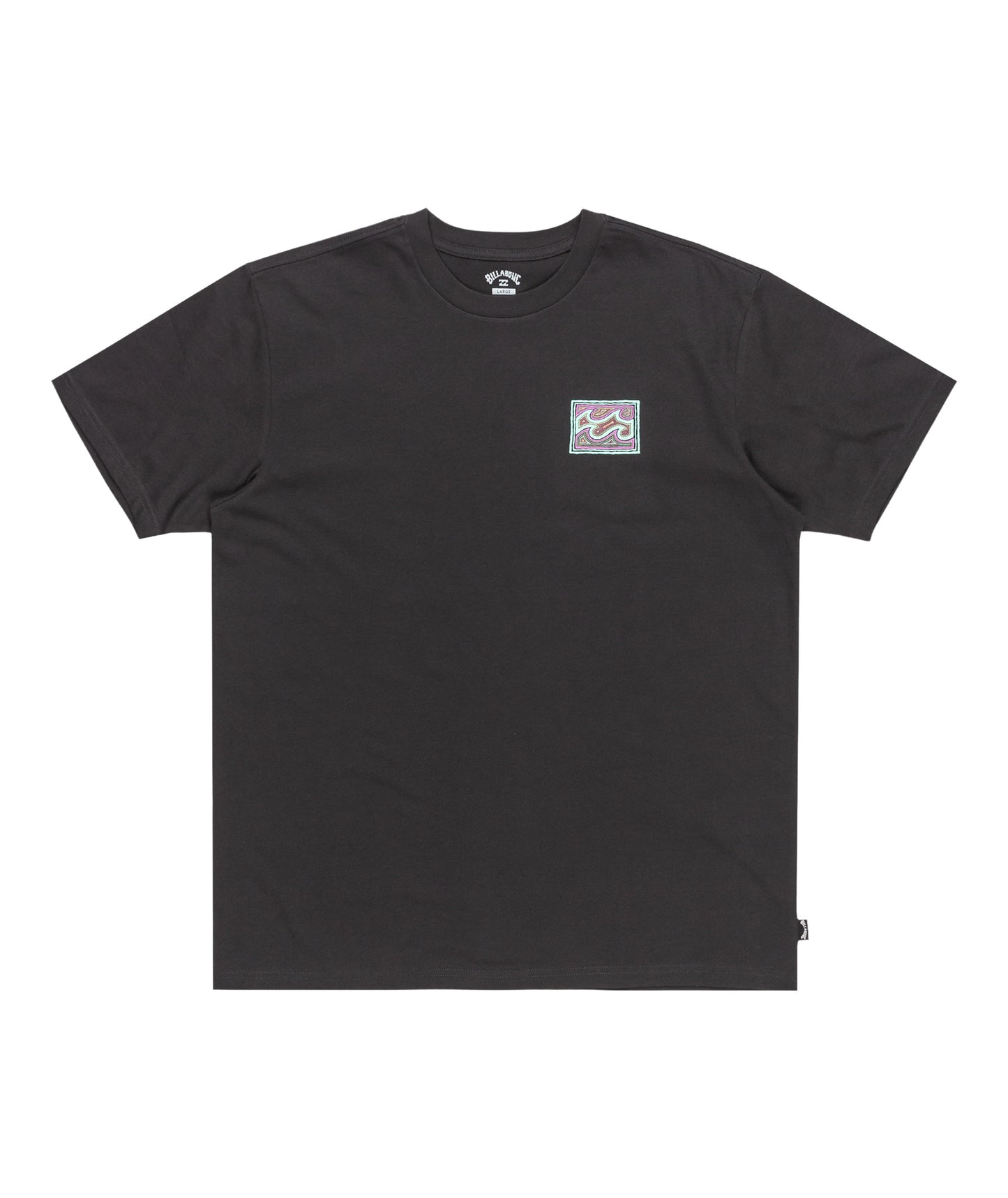 Billabong Crayon Wave Tshirt- Washed Black | Billabong | T Shirt