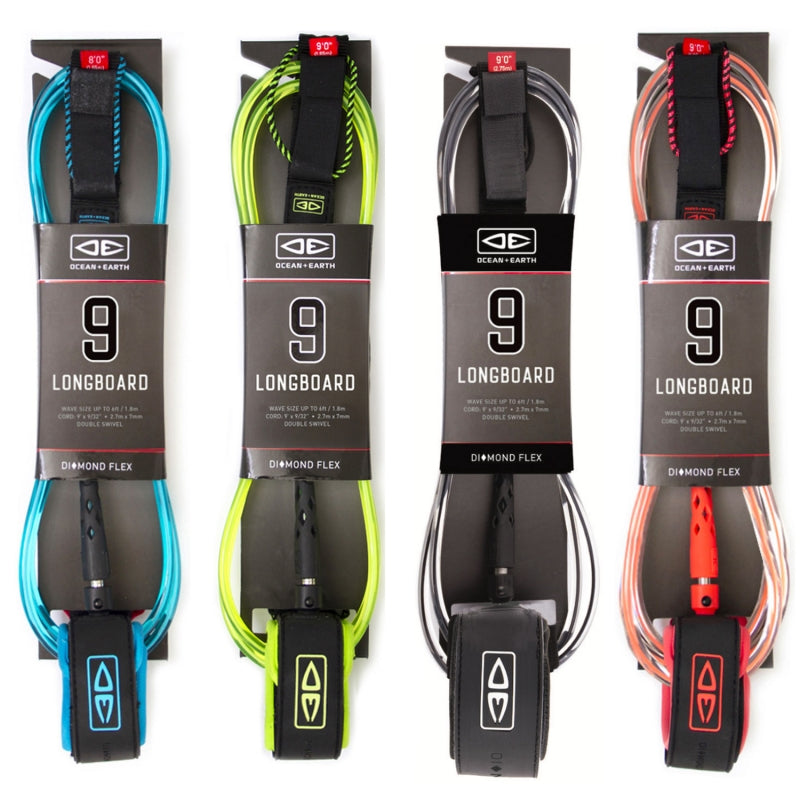 Ocean and earth 9ft Regular Longboard leash | Ocean & Earth | - Northshore Newquay - Surf/Skate Shop