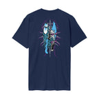 Santa Cruz Meek Pinstripe Slasher T-Shirt-Midnight Blue
