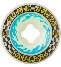 Slime Balls Saucers Skateboard Wheels White | Oj |