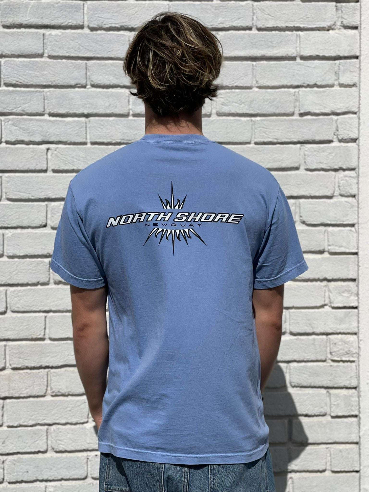 Northshore The 90s Vault T-Shirt- Washed Denim | Northshore Surf Shop | - Northshore Newquay - Surf/Skate Shop
