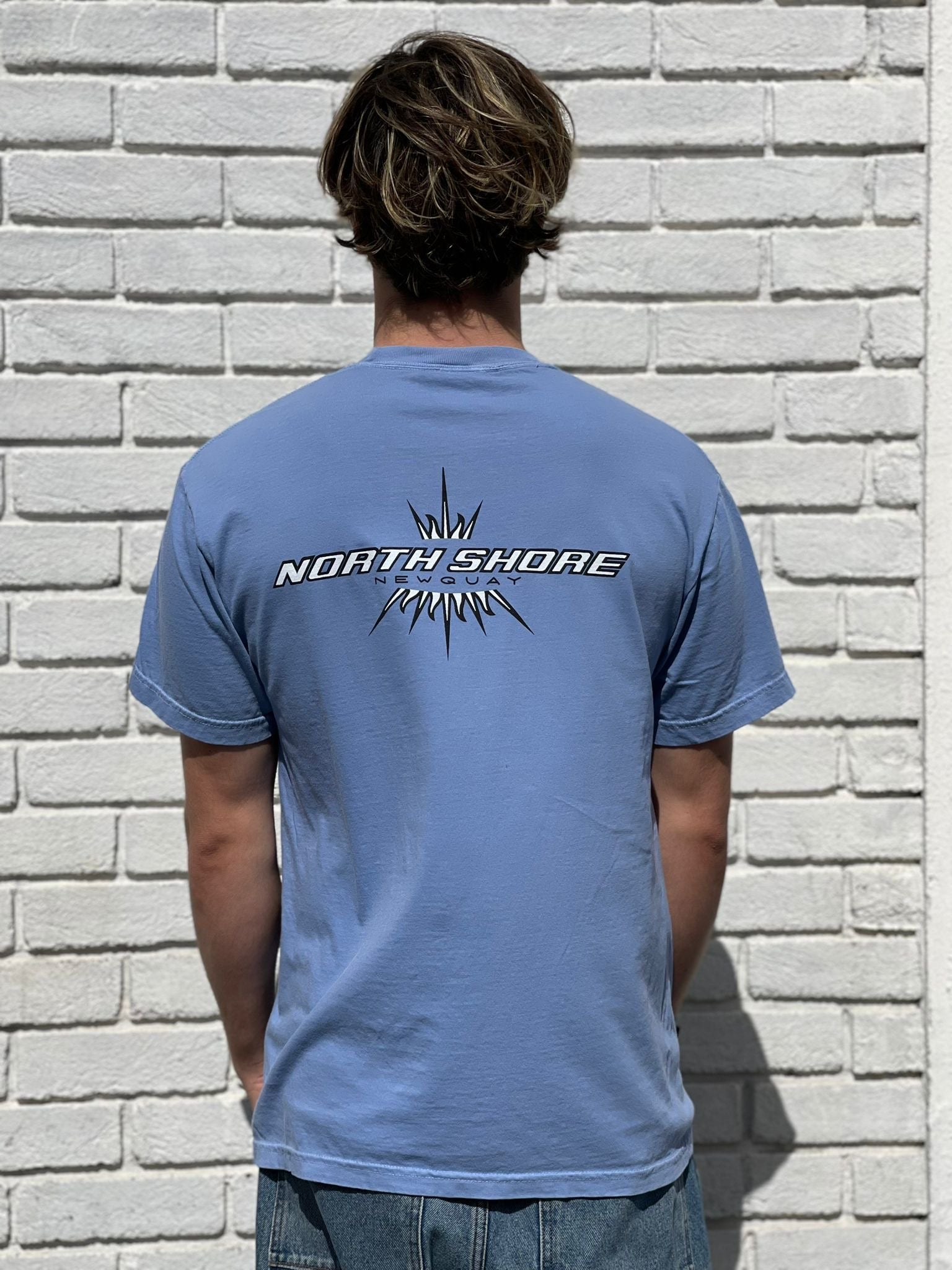 Northshore The 90s Vault T-Shirt- Washed Denim | Northshore Surf Shop | - Northshore Newquay - Surf/Skate Shop