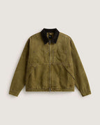 Vans Nico Cropped Chore Canv Olive Brown | Vans | - Northshore Newquay - Surf/Skate Shop