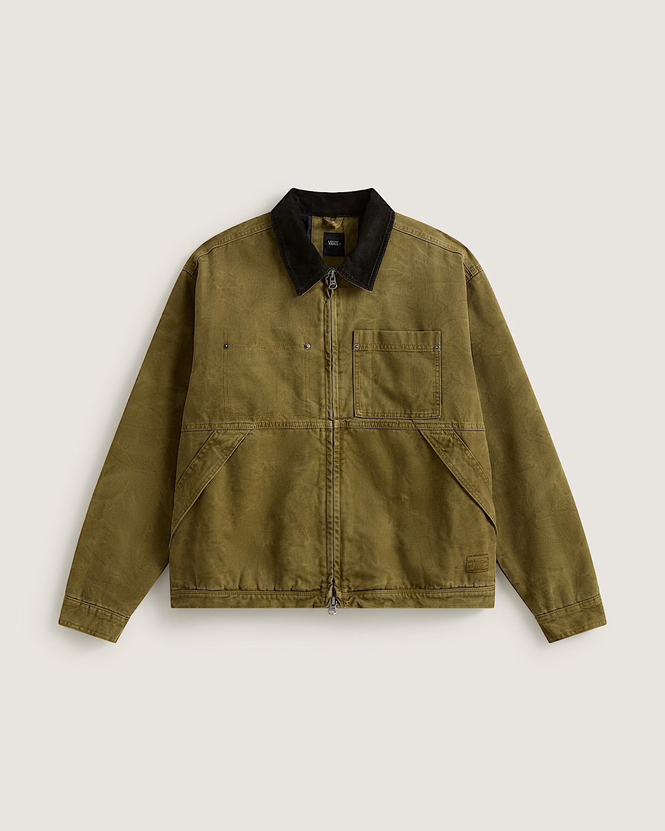 Vans Nico Cropped Chore Canv Olive Brown