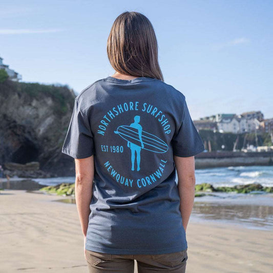 Heritage Organic Tee | Navy Blue | Northshore Surf Shop |