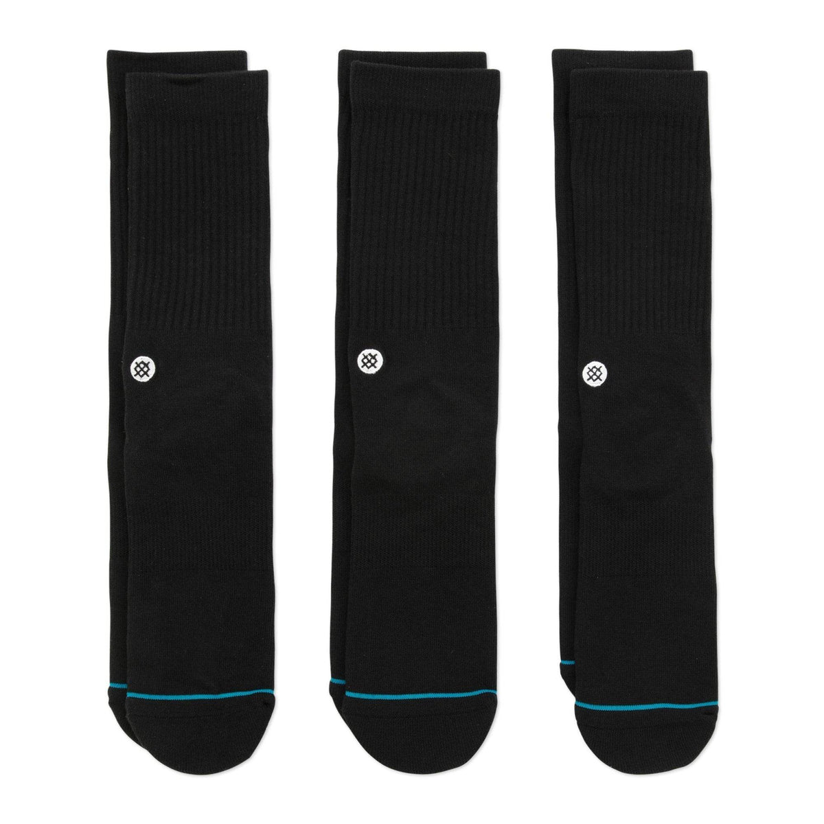 Icon 3 pack black | Stance | - Northshore Newquay - Surf/Skate Shop