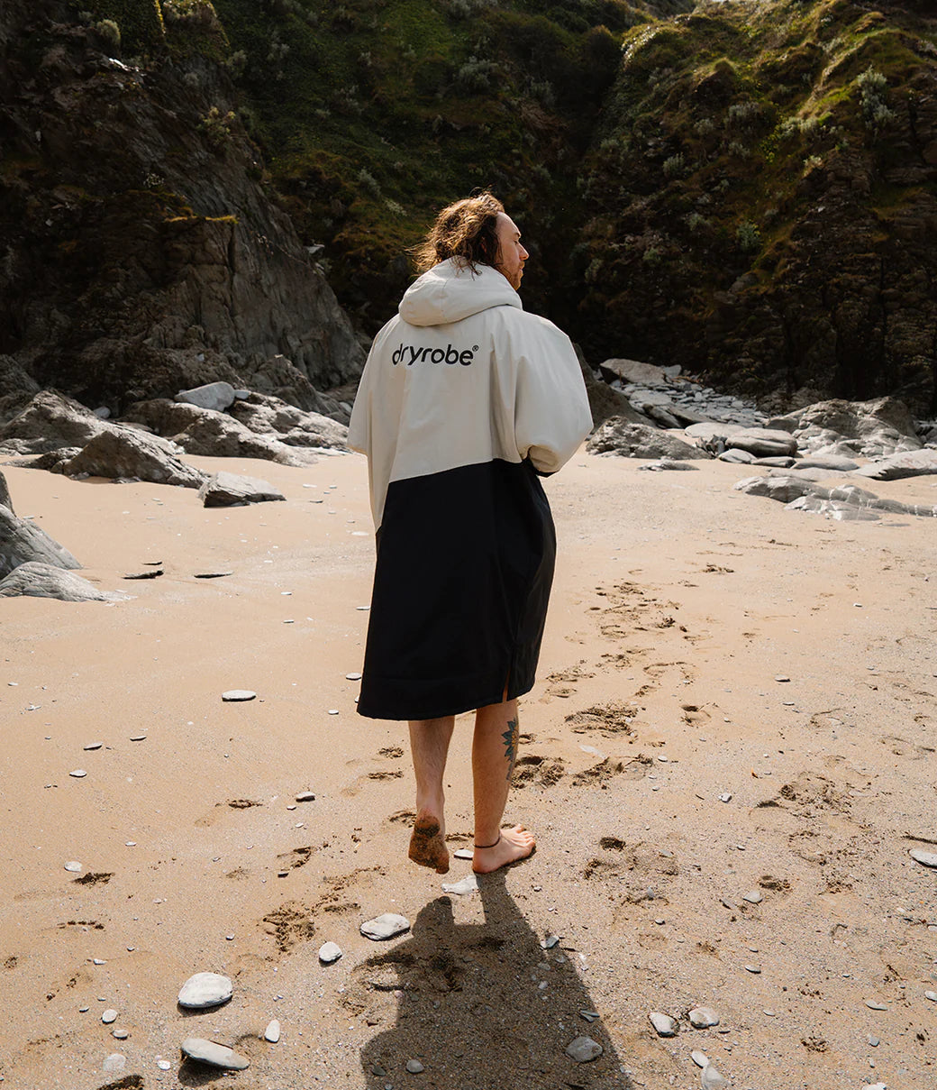 Dryrobe Advance Long Sleeve Contrast - Anthracite/Lime | Dryrobe | - Northshore Newquay - Surf/Skate Shop