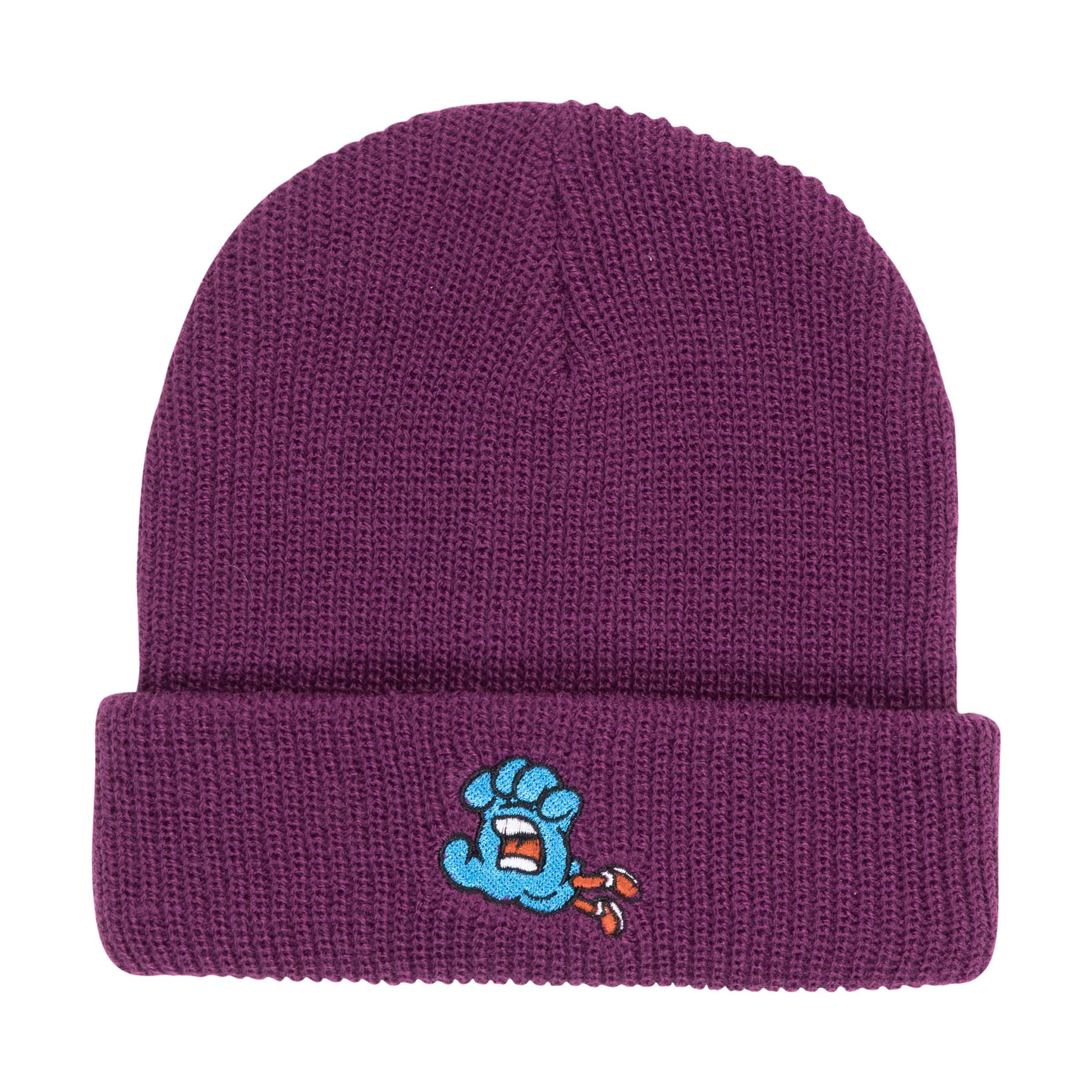 Santa Cruz Youth Hand Dude Beanie-Fresh Purple