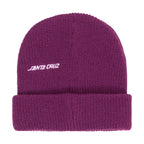 Santa Cruz Youth Hand Dude Beanie-Fresh Purple