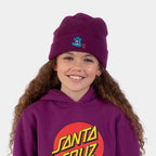 Santa Cruz Youth Hand Dude Beanie-Fresh Purple