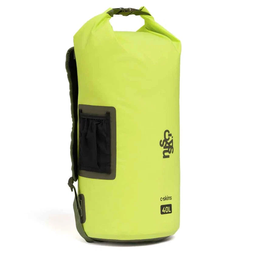 C-skins session dry bag backpack - 40L Flash green | C Skins | - Northshore Newquay - Surf/Skate Shop