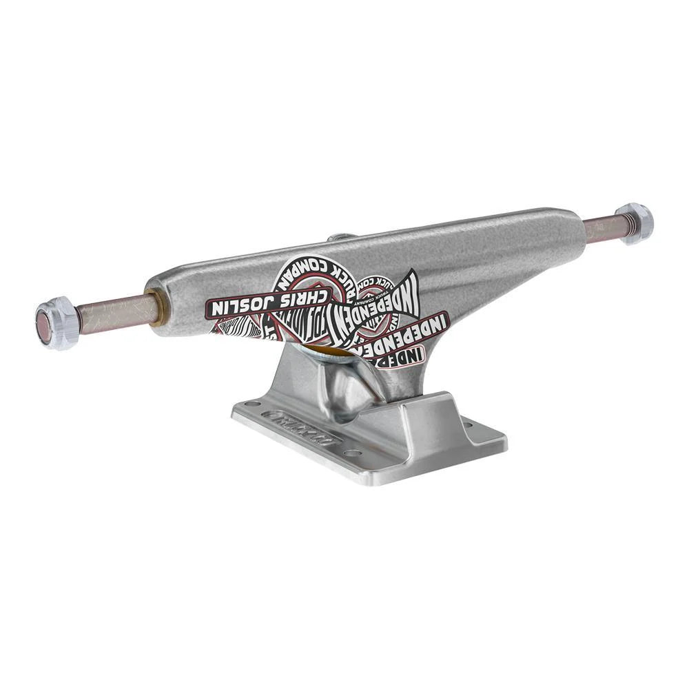 Indy Forged Titanium Skateboard Truck Chris Joslin Sticker Slap Silver 159mm 8.75" | Independent | - Northshore Newquay - Surf/Skate Shop