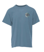 Mr Zogs Sex Wax T-shirt-Word-Fade Indigo Heather | Mr Zogs Sex Wax | T Shirt - Northshore Newquay - Surf/Skate Shop