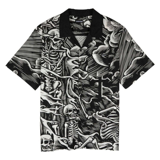 Santa Cruz O'Brien Purgatory Short sleeved shirt-Black S | Santa Cruz |