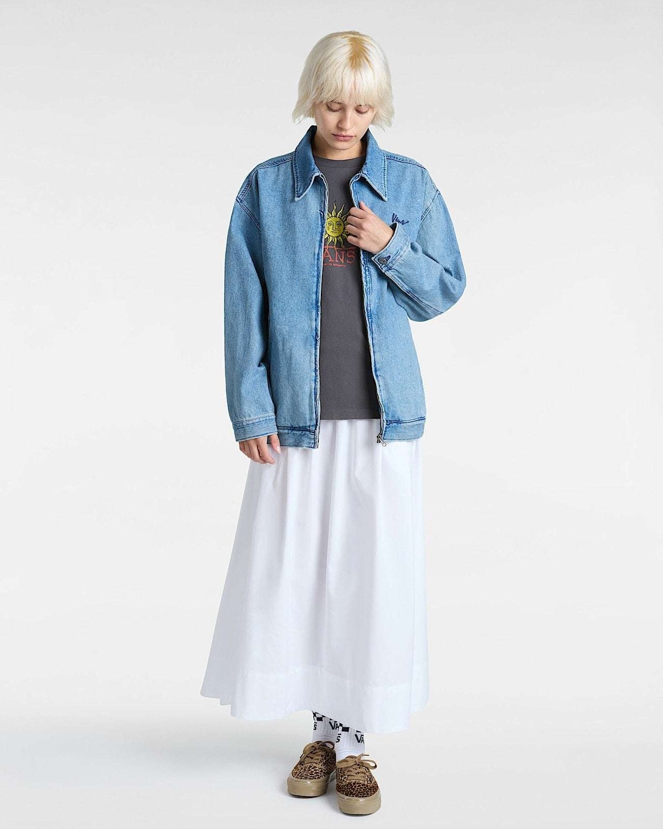 Vans Francesca Full Skirt-White | Vans | skirt