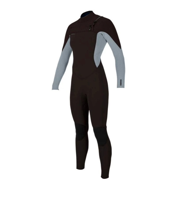 O’NEILL WOMENS HYPERFREAK 3/2MM CHEST ZIP FULL WETSUIT | Arabica/Tradewinds | O’neill | Winter Wetsuit - Northshore Newquay - Surf/Skate Shop