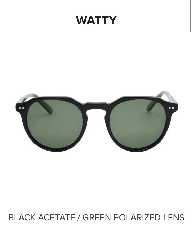 I-sea Watty Polarized sunglasses Black green | I-sea | Sunglasses - Northshore Newquay - Surf/Skate Shop