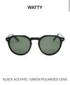 I-sea Watty Polarized sunglasses Black green | I-sea | Sunglasses - Northshore Newquay - Surf/Skate