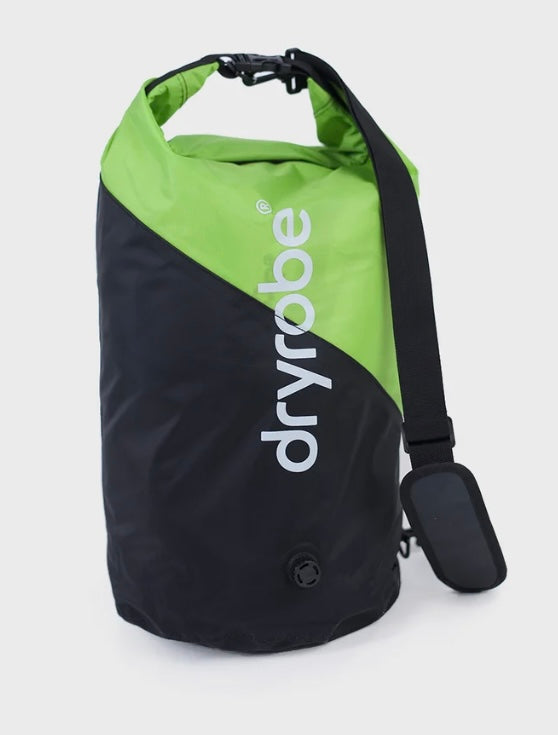 DryRobe Compression Travel Bag Black Lime | Dryrobe | Waterproof Dry Bag - Northshore Newquay - Surf/Skate Shop