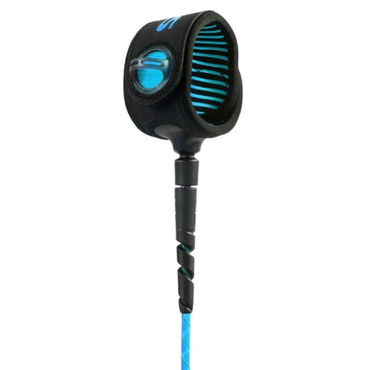 FCS FREEDOM HELIX 6’ COMP SURFBOARD LEASH Blue Black | FCS | Surfboard Leash