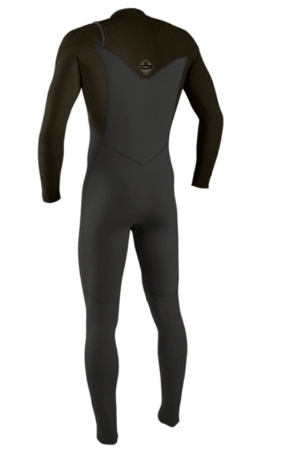 MENS O’NEILL HYPERFREAK 3/2 CHEST ZIP FULL WETSUIT - RAVEN/ARMY | O’neill | Winter Wetsuit - Northshore Newquay - Surf/Skate Shop