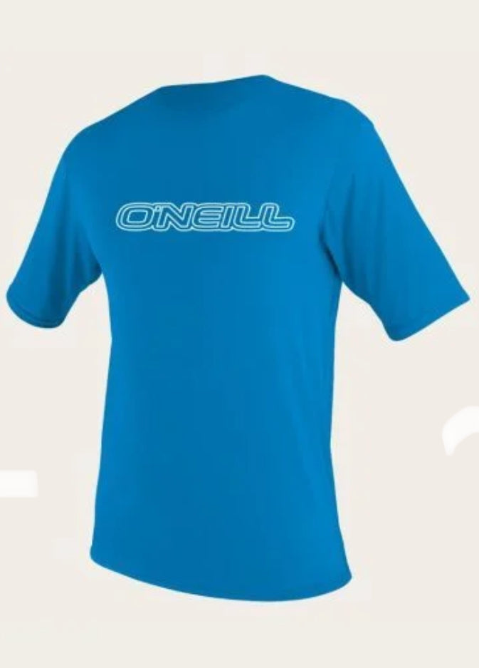ONeill Toddler Basic Skins Rash Tee Pacific Blue | O’neill | Rash Vest - Northshore Newquay - Surf/Skate Shop