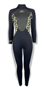 Sola Ladies Ignite Full 3/2 Wetsuit - Black Jaguar Uk 16 | Sola | Summer Wetsuit - Northshore Newquay - Surf/Skate Shop
